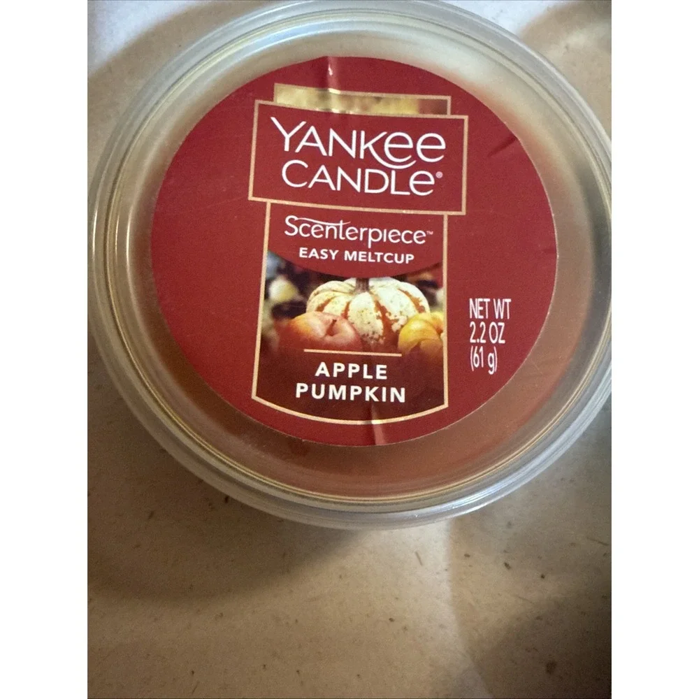 5 Yankee Candle Easy Scenterpiece Fall Autumn Smell Melt Cups 2.2 oz